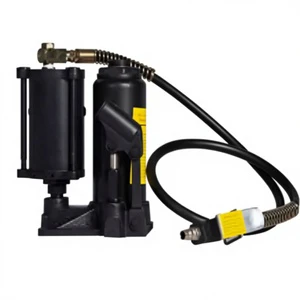 5 Ton Steel Air Hydraulic Bottle Jack Heavy Duty Pneumatic for Truck Car Repair Auto Maintenance 345mm Max Height