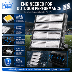 LED Module Flood Light 500W, High Mast Light For Square, Airport And Dock 400W, Outdoor Tennis Court LED Tunnel Light