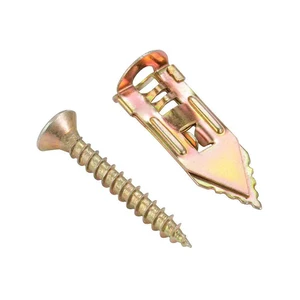 High Quality Upgraded Self-Drilling Anchors Screws Steel Hammer in Plasterboard Fixing Drywall Gypsum Board Anchor Kit
