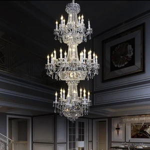 TOGETHER Wedding Living Room Chandelier American Light Luxury Crystal Light Hotel Modern Simple European Style Villa Hall Main