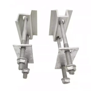 Strut Channels Accessories U Bolts Mid Clamp End Clamp for Supporting Fixed