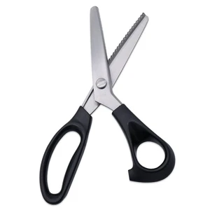 Creative Pattern Dressmaker Stainless Steel Arc Edge Serrated Fabric For DIY Tailoring And Sewing Scissors
