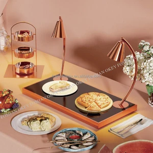 OKEY food lamp buffet light lamp for desserts table buffet lamp marble base buffet lights marble base