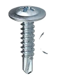 4.2x13mm Modified Wafer Head Galvanized Self Drilling Screws Truss Head Self Drilling Screws