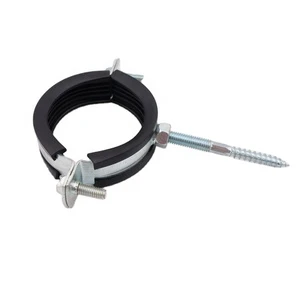 Heavy Duty Pipe Clamp with Epdm Rubber Used for Plumbing, Hose Clamp Tube Clamp