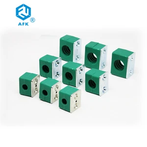 Zinc-Finished Plastic Pipe Clamp Wall Mount 3/4in 1/4in 8mm 10mm Fixed Pipe Clamp OEM Customizable