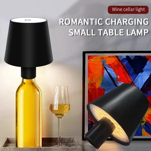 Modern USB Rechargeable 2000mAh Battery LED Flexible Cordless Eye Caring Bottle Light 3-Color Dimmable Touch Control