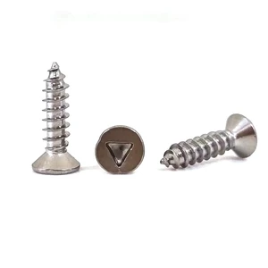Anti Theft Screw High Quality Stainless Steel Triangle Countersunk Head Self Tapping Thread Security Screw
