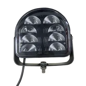 24W 2 Years Warranty Led Forklift U-shape Warning Light IP67 Waterproof Diecast Aluminum Arc Zone Beam Blue/Red/Green Safety