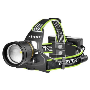 High Quality Usb Rechargeable Xhp360 Headlight Super Bright Zoom Power Pack Headlight 3*18650 Lithium Battery Outdoor Adventure
