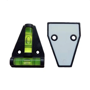 Mini T-Type Spirit Level Kit | Aluminium T-Scope Triangle Bullseye Bubble Level for Precision Measurements