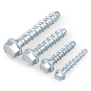 Concrete Self Tapping Anchor Bolt Zinc Plated Masonry Screw For Wall Fixing Construction