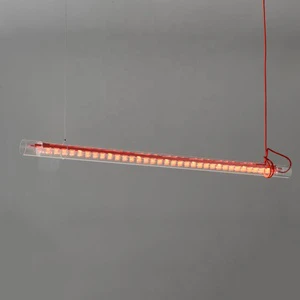 Nodric Designer Long Strip Led Glass Pendant Lamp Modern Creative Living Room Hanging Lights