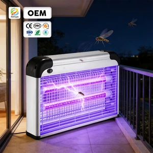 Best-Selling Portable Eco-friendly Indoor Living Room Bedroom UV LED Light Electric Shock Mosquito Zapper Mosquito Killer Lamp