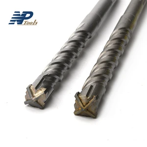Naipu 4-Cutter Head SDS Max Drill Bit Masonry Drill Bit For Concrete Brick Wall Tile Porcelain Ceramic