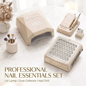 Portable Gel Nail Dryer 120W, 45 LED Bulbs Rechargeable UV LED Nail Light, Professional Salon Nail Curing Lamp