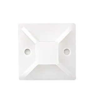 2022 Hot Sale Plastic Welding Self-contained, Bracket Zipper Cable Tie Wire Holder Mounting Clip