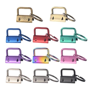 1 Inch 25mm Keychain Fob Hardware Kits Tail Clip Suitable for Decorating Item Wrist Clip Bag Wallet Keychain Lanyard Accessories