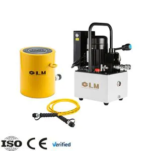 High Precision 400T High Tonnage Hydraulic Ram 700bar Single Acting Cylinder Lifting Jacks