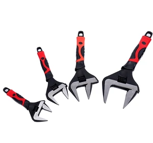 Adjustable Industrial Grade Household Wrench Set Multi-Function Repair Sink Wrenches Large Diameter Carbon Steel Ergonomic