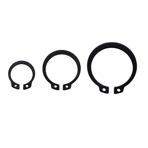 DIN471 Din472 65Mn GB894 Steel Shaft Retaining Rings With Black Oxide M3-M300 M8 M10 M12 M16 M20 M24 Ring