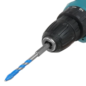 6-12mm Cross Head Multifunction Drill Bit Customized for Glass Ceramic Tile Porcelain Drilling Durable Carbide Steel V-Groove