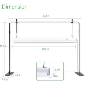 2025 Newest 20W LED Grow Light Full Spectrum for Indoor Plants Hydroponic Greenhouse with CE Certification Wholesale Price