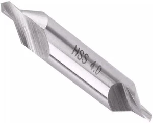 Fully Ground Spiral Flute Center Drill Type A, Combined Drill & Countersink for Spotting and Chamfering
