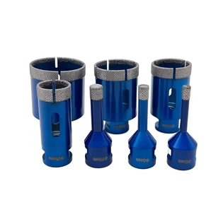 Vacuum Brazed Arix Segment 5/8-11 Diamond Core Bit Hole Saw 1/4