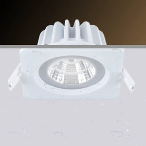 Hotel IP65 5w 7w 12w 15w Recessed Ceiling Spotlight COB Anti Glare Round Waterproof IP65 LED Downlight for Toilet Sauna Bathroom