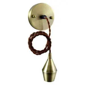 Vintage e27 bronze pendant lamp, ideal for decorative lighting and ambiance in interior spaces.