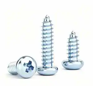 Self-tapping Screw, Flat Disc Head, Firm Hold. Ideal for Metal, Plastic & Wood. Factory Direct Supply, Quality Assured.