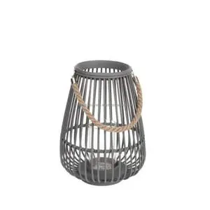 Moroccan Lantern with Rope Handle Hot Selling Iron Wire Lantern Pillar Candle Holder and Hurricane for Christmas Decoration