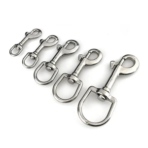 Cloxy SS304 Heavy Duty Stainless Steel Swivel Hook for Bag Pet Leash Dog Hook Trigger Clip Stainless Steel Swivel Snap Hook