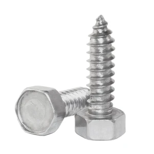 Self-Tapping Hex Head Screws Black Oxide Finish Grade 8 Steel Right Hand Thread for Kitchenware and Automotive Use