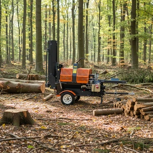 Electric Hydraulic Wood Splitting Machine Fire Wood Processor Firewood Processor Pto Chain Saw Wood Cutting Machine Rima Machine