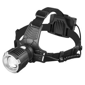 Wholesales High Brightness Aluminum COB LED Headlamp Rechargeable Outdoor Headlight