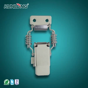 304 Stainless Steel Spring Tension Toggle Latch Vibratory Finished Lockable Latch for Cabinet Door Electrical Box