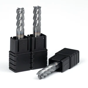 Z Series Customizable High Hardness D10MM Carbide Milling Cutter with 4-Flute Flat End Fully Stocked Precision Cutter
