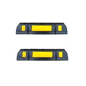 Road Wheels and Bumpers Wheel Stops Custom-Made Rubber Wheel Stopper for Traffic Safety