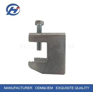 Heavy Duty Toothed Bulldog Wire Rope Clip Strong Clamping Force For Construction Crane Cable Fixing Fittings