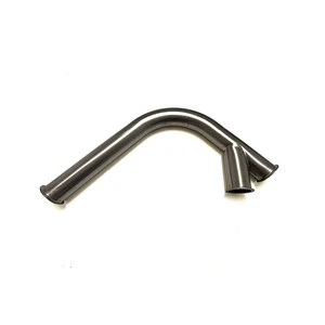 Italy Factory Sanitary Grade Stainless Steel 316L Double Pipe Clamps OEM Custom Made Food Grade 3-Year Warranty