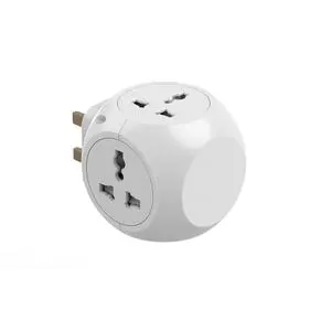 New Factory Price UK Power Adapter with 4 Outlets Universal Socket Wall Adapter Plastic Plug 13A Rated Current in Stock