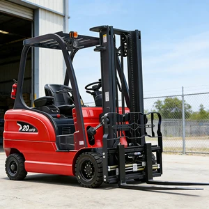 1.5ton 3ton 4ton 4Wheel Electric Forklift Battery Pallet Stacker Rough Terrain CE Certified Hydraulic System