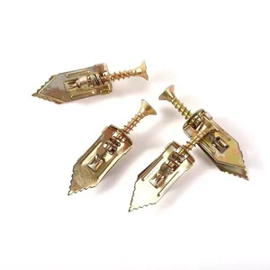 High Quality A-Type Steel Material Expansion Screws Special Inserted Fasteners for Gypsum Board