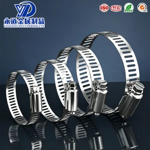 American Style Bolts Clamps for Washing Machine Drain Stainless Steel Hose Clamp 130 mm 6-138mm Stainless Steel Mini Hose Clamp