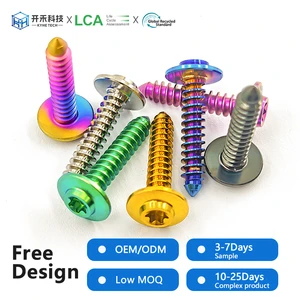 M6 Titanium Alloy Self-Tapping Screws High Strength Corrosion Resistant Ideal for Precision Equipment Assembly