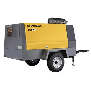 Diesel Air Compressor With Pneumatic Jack Hammer