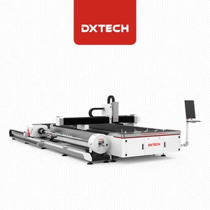 Pipe And Tube CNC Laser Cutting Machine Laser Cutter 3015 2000w 3000w Fiber Laser Cutting Machine With 6m Tube