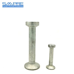 1.3T-32T Durable Spherical Head Foot Lifting Anchors Steel Building Materials for Precast Concrete Construction